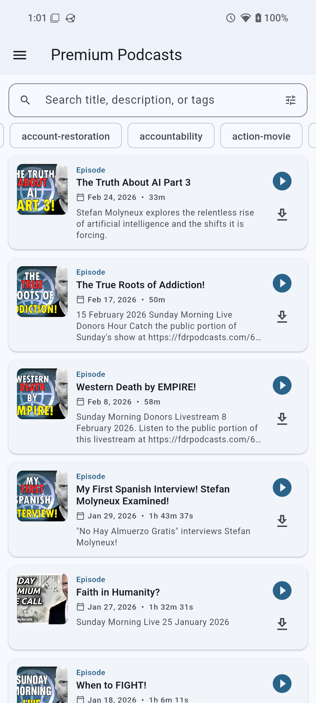 Premium Podcasts